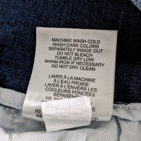 Jag Jeans High Rise Skinny Distressed Pull-On Jeans Dark Wash Blue Women's SZ 6 - Picture 16 of 16